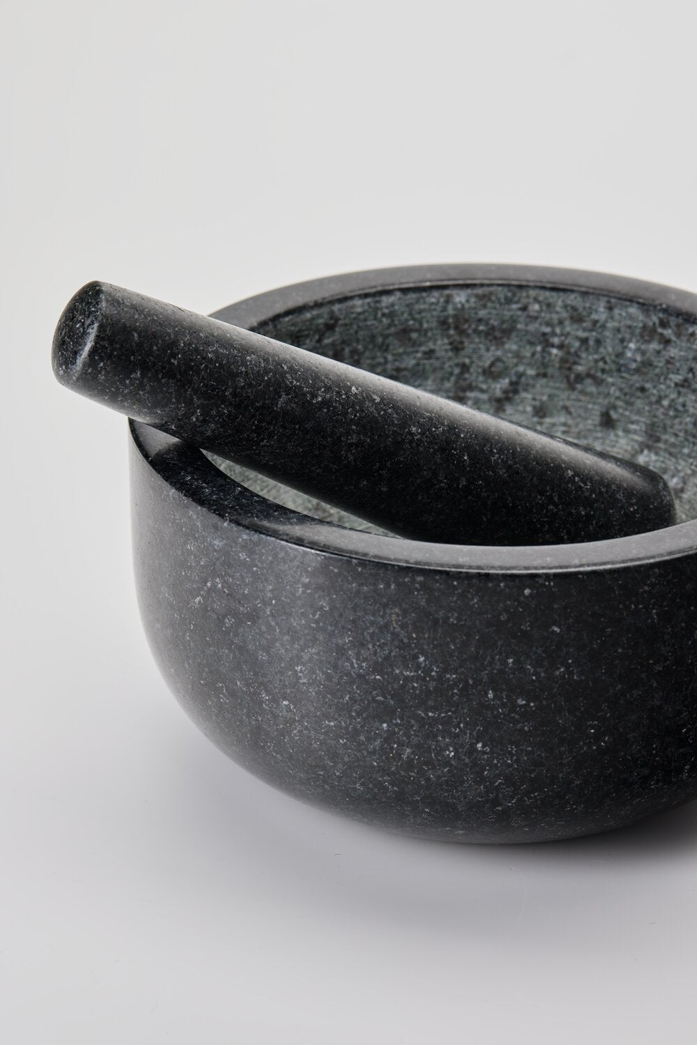 Mortar & pestle - mørkegrå